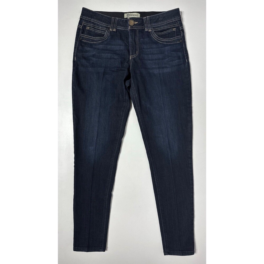 Democracy "Ab" Technology Skinny Ankle Stretch Dark Wash Jeans Women Size 8 (J4)